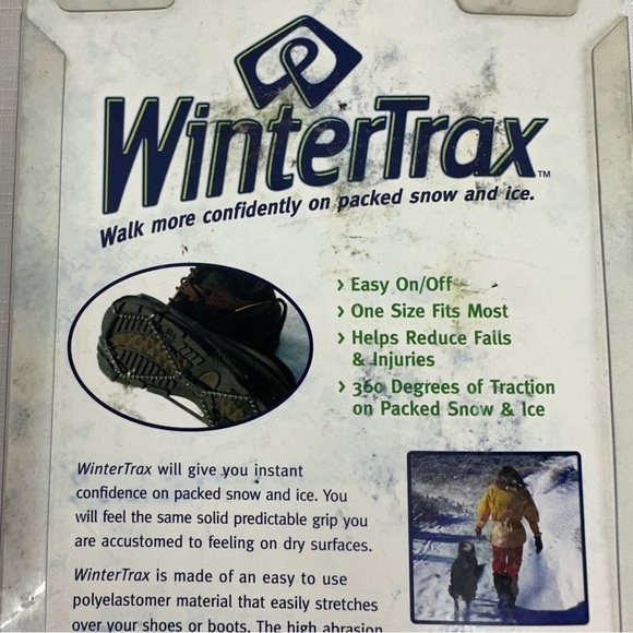 WinterTrax Spikeless Sh Spikeless Shoe Boot Traction for Packed Snow and Ice NEW - Picture 4 of 6